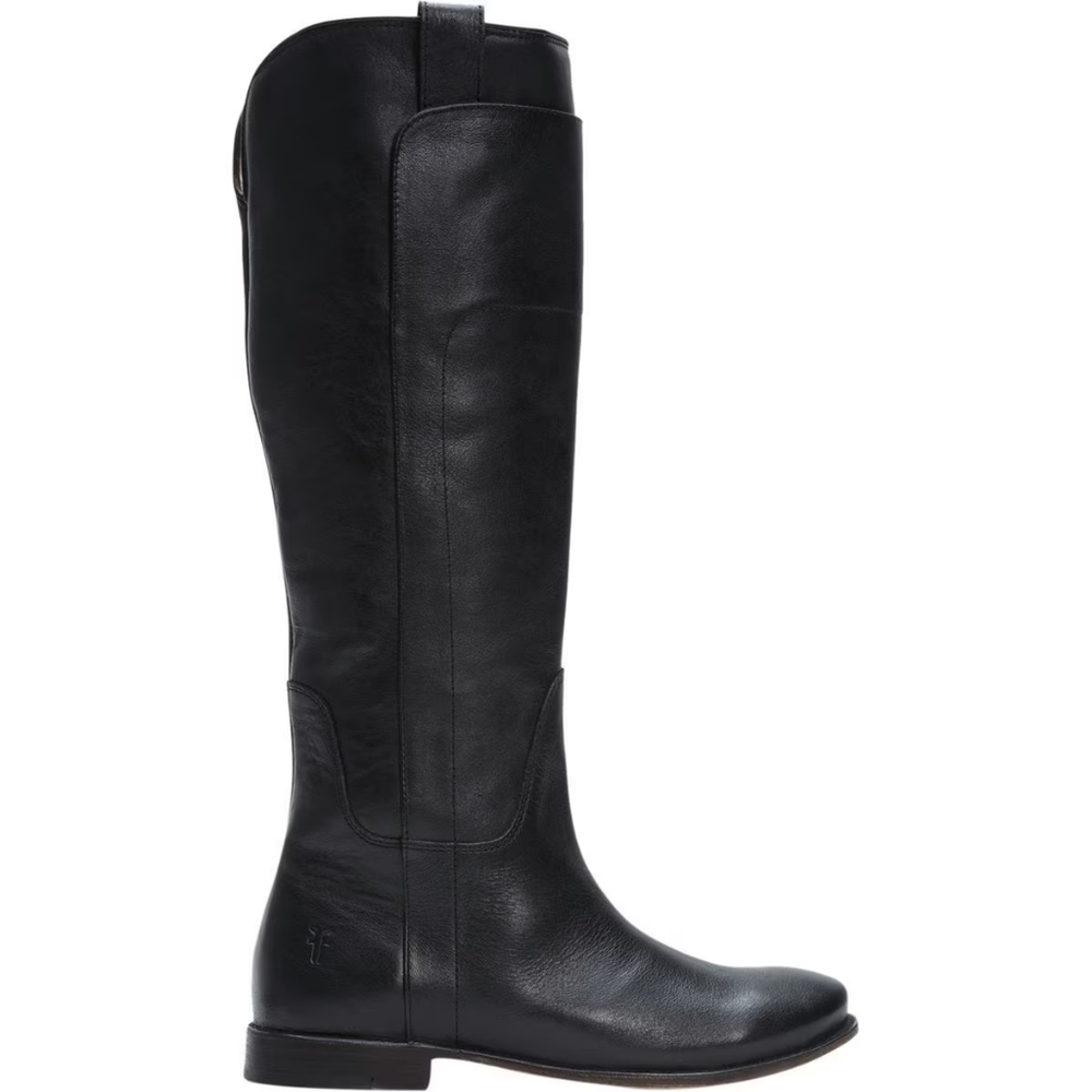 Sz 6.5 Frye Paige Leather Riding Boots Black